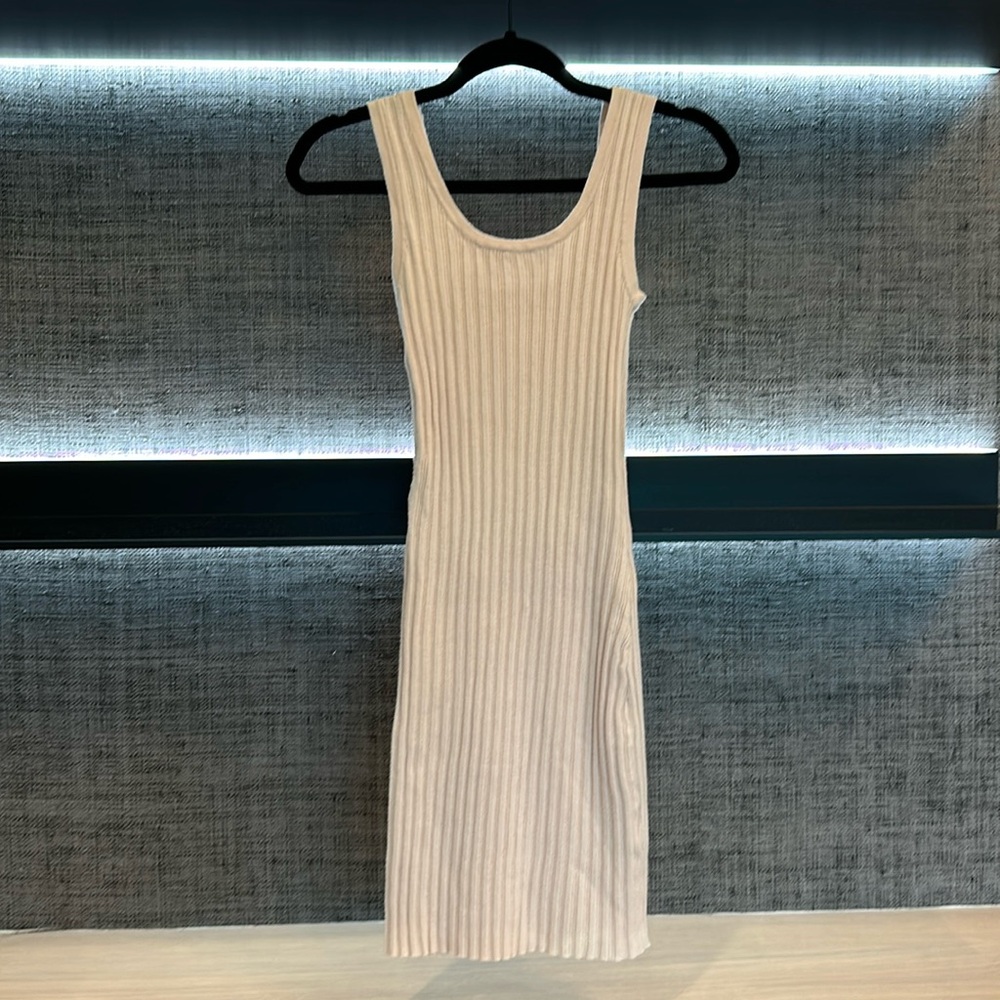 BB Dakota Steve Madden cream knit dress. XS